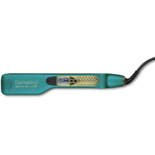 Εικόνα για DEMELISS Titanium Blue – Ψηφιακή Πρέσα Μαλλιών με Ατμό, Πλάκες Τιτανίου & Αποσπώμενη Χτένα 230°C