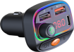 Εικόνα για Osio OFT-4265BT Bluetooth 5.0 FM Transmitter Αυτοκινήτου με Hands-Free, 2×USB-A + USB-C & Φωτισμό 7 Χρωμάτων