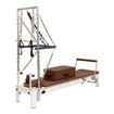 Εικόνα για Viking Aluminum Tower Reformer – Επαγγελματικό Κρεβάτι Pilates με Πύργο | Brown Leather
