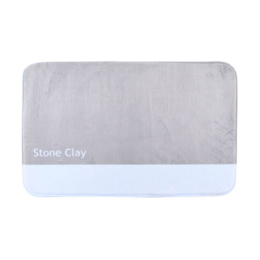 Εικόνα για Πατάκι Μπάνιου TONE LAB 50x80εκ. Stone Clay με Memory Foam | Αντιολισθητική Βάση 02-40277