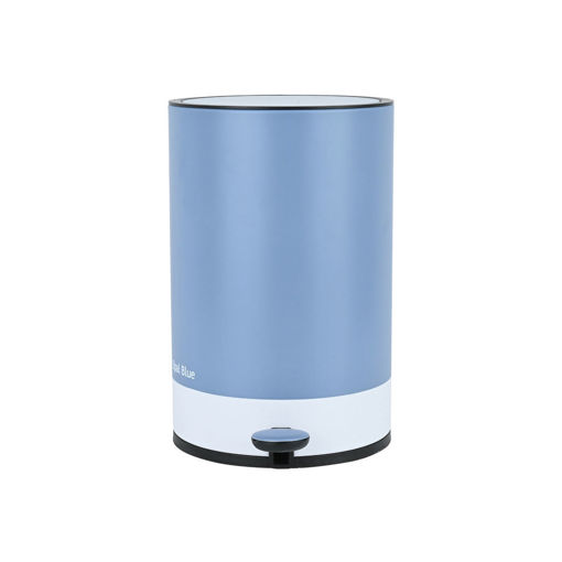 Εικόνα για Χαρτοδοχείο Μπάνιου TONE LAB Soft Close 6lt Opal Blue | Μεταλλικό με Πεντάλ 02-39899