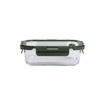 Εικόνα για Γυάλινο Φαγητοδοχείο Click & Seal 1060ml Olive – Αεροστεγές με Βαλβίδα 01-39660