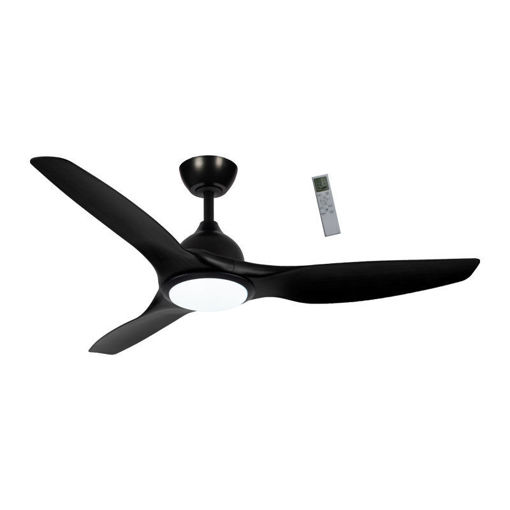 Εικόνα για Ανεμιστήρας Οροφής Primo PRCF-80724 52" 132εκ. – 3 Πτερύγια, LED Φως, DC Μοτέρ, Μαύρος