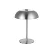 Εικόνα για Επιτραπέζιο Φωτιστικό Αφής LUNA Inox – Retro Mushroom Design με 3 Χρώματα Φωτισμού & USB-C - 07-41151