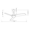 Εικόνα για Ανεμιστήρας Οροφής Primo PRCF-80729 52" 132εκ. – IP66 Στεγανός Εσωτερικού/Εξωτερικού Χώρου, Λευκός, Εγγύηση 10 Ετών