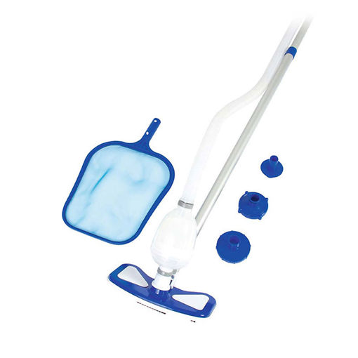Εικόνα για Bestway AquaClean 58234 Σετ Καθαρισμού Πισίνας 2-σε-1 | Σκούπα & Skimmer με Κοντάρι 2,79m