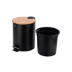 Εικόνα για Σετ Μπάνιου Bamboo Essentials – Κάδος Απορριμμάτων 7L & Πιγκάλ, Μαύρο 02-35631
