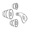 Εικόνα για Ωτοασπίδες Haspro Universal Earplugs – Σιλικόνη Επαναχρησιμοποιήσιμες SNR 29dB – Ροζ