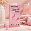 Εικόνα για Ωτοασπίδες Haspro Universal Earplugs – Σιλικόνη Επαναχρησιμοποιήσιμες SNR 29dB – Ροζ
