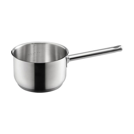 Εικόνα για Κατσαρόλα με Χέρι (Γαλατιέρα) Metaltex Icona Inox & Induction 16εκ. 1,8L – Ανοξείδωτη για Όλες τις Εστίες & Φούρνο