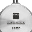 Εικόνα για Κατσαρόλα με Χέρι (Γαλατιέρα) Metaltex Icona Inox & Induction 16εκ. 1,8L – Ανοξείδωτη για Όλες τις Εστίες & Φούρνο