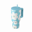 Εικόνα για Θερμός Ποτήρι Straw Tumbler XL 900 ml Blue Daisy Save the Aegean (Ανοξείδωτο Ατσάλι 18/8, Spill Proof Καπάκι) 01-41618