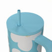 Εικόνα για Θερμός Ποτήρι Straw Tumbler XL 900 ml Blue Daisy Save the Aegean (Ανοξείδωτο Ατσάλι 18/8, Spill Proof Καπάκι) 01-41618