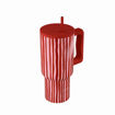 Εικόνα για Θερμός Straw Tumbler XL Save the Aegean 900ml – Viva Stripe (Ριγέ Κόκκινο-Ροζ) 01-41564
