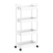 Εικόνα για HOME USE Τρόλεϊ Κουζίνας HUH-0163 – 4 Θέσεων, 40x21.5x91.5cm, Λευκό