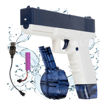 Εικόνα για Ηλεκτρικό Νεροπίστολο GLOCK G19 Τρίτης Γενιάς – Επαναφορτιζόμενο με 2 Γεμιστήρες Μπλε