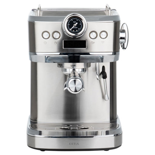 Εικόνα για Μηχανή Espresso Ανοξείδωτη 1360W 20 bar με Ιταλική Αντλία, Ακροφύσιο Ατμού & Θερμαινόμενη Επιφάνεια INOXSENSE (Εγγύηση 2 Ετών)