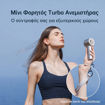 Εικόνα για JISULIFE Handheld Fan Pro1 S – Φορητός Ανεμιστήρας Χειρός 5000mAh, Μπεζ Μεταλλικό