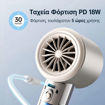 Εικόνα για JISULIFE Handheld Fan Pro1 S – Φορητός Ανεμιστήρας Χειρός 5000mAh, Μπεζ Μεταλλικό