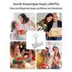 Εικόνα για JISULIFE Handheld Fan 8 Plus – Φορητός Ανεμιστήρας 3-σε-1, 4500mAh, Λευκός