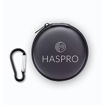 Εικόνα για Haspro Θήκη Μεταφοράς για Ωτοασπίδες & Ακουστικά – Σκληρή Θήκη με Φερμουάρ & Καραμπίνερ (8 cm)