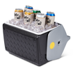 Εικόνα για Igloo Playmate The Boss 13L/14Qt – Φορητό Ψυγείο με Σχέδιο Diamond-Plate (Black/Silver)