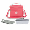 Εικόνα για Igloo Square Lunch 9 Can Bundle – Ισοθερμική Τσάντα Φαγητού με Φαγητοδοχείο & Παγοκύστη (Pink)