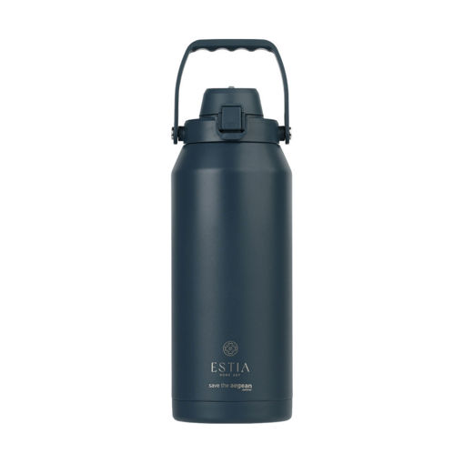 Εικόνα για Θερμός Lift Bottle Save the Aegean 1.8lt Indigo – Ανοξείδωτο Παγούρι με Spill Proof Καπάκι 01-41458