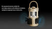 Εικόνα για NOWGO F1 – Φορητό Bluetooth Ηχείο & Φωτιστικό Camping 3-σε-1, 20W, IPX6, Sandy Yellow