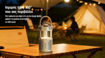 Εικόνα για NOWGO F1 – Φορητό Bluetooth Ηχείο & Φωτιστικό Camping 3-σε-1, 20W, IPX6, Sandy Yellow
