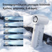 Εικόνα για JISULIFE Handheld Fan Life 9 – Φορητός Ανεμιστήρας Χειρός 5000mAh, Grey (FHL09R-A0110016)