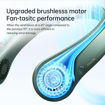 Εικόνα για Ανεμιστήρας Λαιμού Neck Fan 3 Bladeless – 4000mAh, Dark Green JISULIFE FNL03ROGN