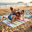 Εικόνα για Twister Beach Towel Games – Πετσέτα Παραλίας & Κλασικό Επιτραπέζιο 2-σε-1 με Τροχό (6+ ετών)