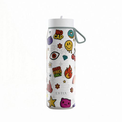 Εικόνα για Θερμός Pulse Save the Aegean 500ml – Urban Vibes (Λευκό με Πολύχρωμα Pop Prints) 01-42578