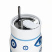 Εικόνα για Θερμός Lens Save the Aegean 360ml – Spirit of Luck (Μπλε Ματάκια σε Λευκό Φόντο) 01-42967