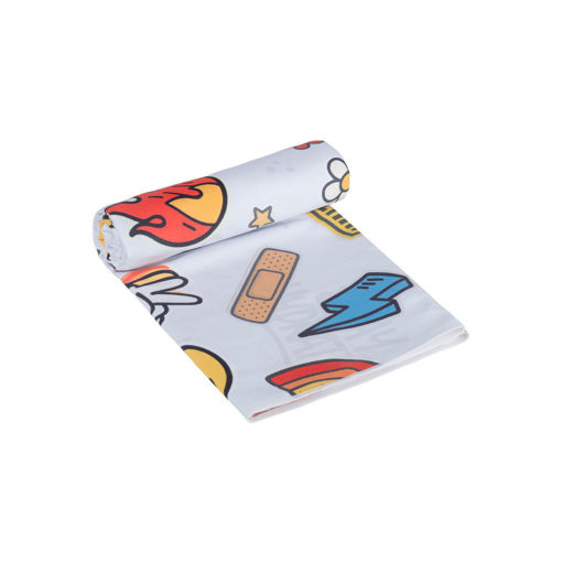 Εικόνα για Πετσέτα Θαλάσσης & Γυμναστηρίου Microfiber με Τσαντάκι – Urban Vibes 90x180 cm 01-44503