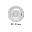 Εικόνα για Καπάκι Tritan® Vacuum 24 cm Διαφανές με Βαλβίδα Ασφαλείας SICO COP24 (BPA-Free, Made in Italy)