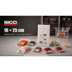 Εικόνα για Σακούλες Vacuum Ανάγλυφες 50 τμχ. 16x25 cm SICO BS160X250