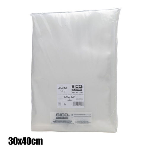 Εικόνα για Σακούλες Vacuum Ανάγλυφες 50 τμχ. 30x40 cm  SICO BS300X400