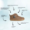 Εικόνα για Παιδικά Παπούτσια Hightop - Καφέ (Μεγέθη 24-32)