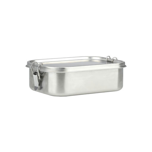 Εικόνα για Φαγητοδοχείο Ανοξείδωτο 1200 ml με Διαχωριστικό – Brushed (Stainless Steel 304)