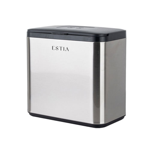 Εικόνα για Κάδος Απορριμμάτων Κουζίνας Inox 4 L Κρεμαστός για Ντουλάπι με Εσωτερικό Δοχείο