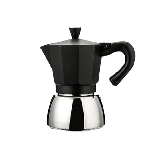 Εικόνα για Καφετιέρα Εστίας Espresso 150 ml GRANO Μαύρη (Αλουμίνιο) 01-51549