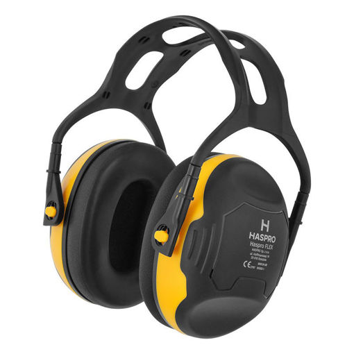 Εικόνα για Haspro FLEX Ωτοασπίδες Προστασίας Ακοής SNR 34 dB, Ελαφριές 280 g με Ρυθμιζόμενη Στέκα
