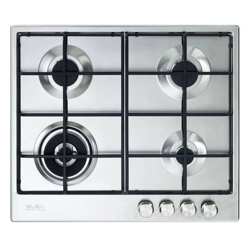Εικόνα για Εντοιχιζόμενη Εστία Αερίου Inox 60 cm ELBA Elio 65-445 (Made in Italy)