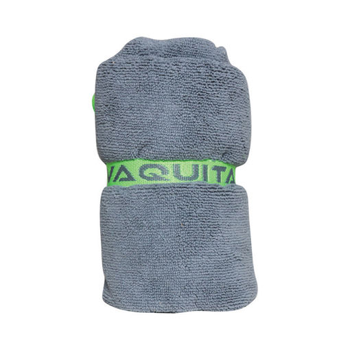 Εικόνα για Πετσέτα Microfiber Terry 125x80 cm με Λάστιχο Vaquita (Γκρι)